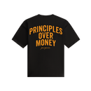 Principles over Money - Oversized Tshirt - Black 300GSM