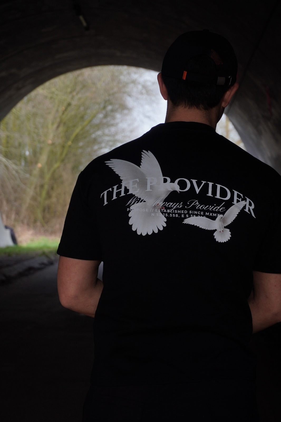 The Provider - Oversized Tshirt - Black 300GSM