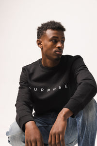 Black PURPOSE sweater