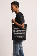 Tote Bag – Remember Your Own faults