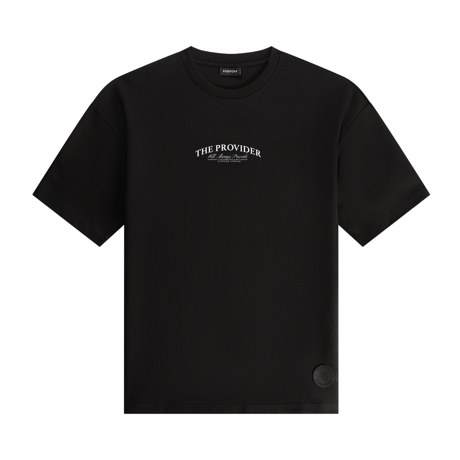 The Provider - Oversized Tshirt - Black 300GSM